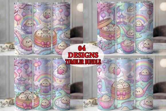 Kawaii Dumplings Dreamland Tumbler