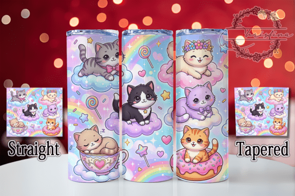 Kawaii Kittens Candy 20oz Tumbler