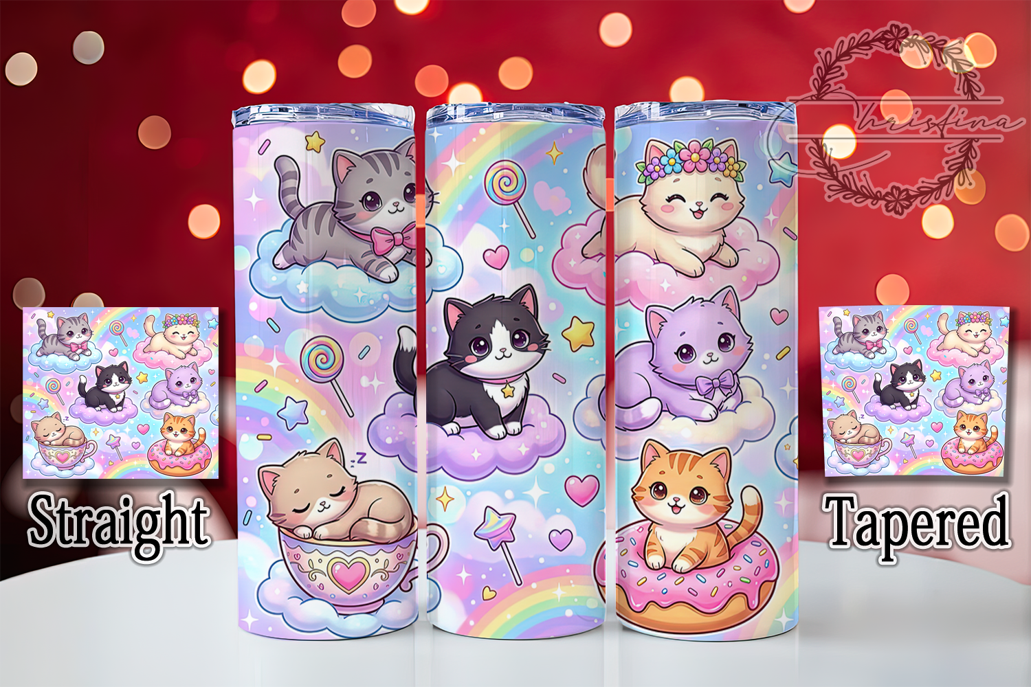 Kawaii Kittens Candy 20oz Tumbler