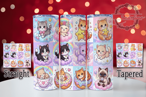 Kawaii Kittens Candy 20oz Tumbler