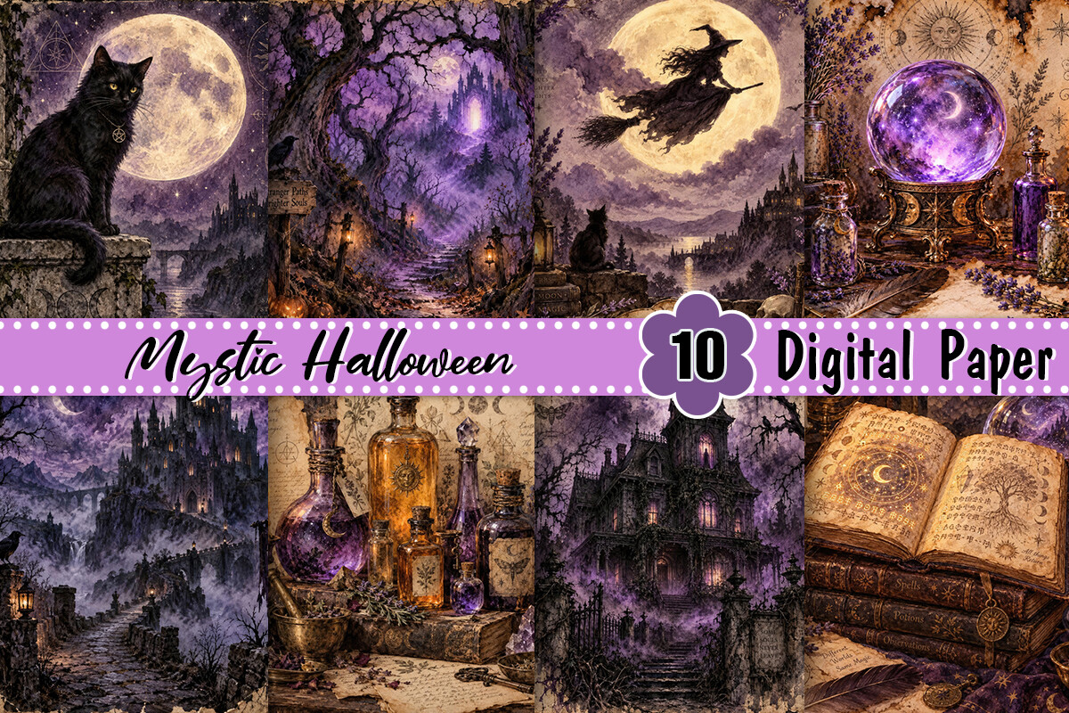 Mystic Halloween Background