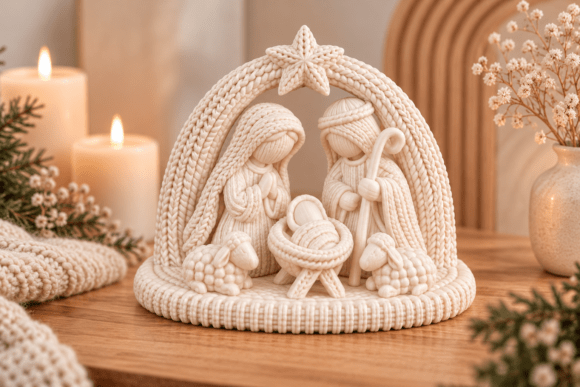 Nativity Scene Christmas 3D STL Model – 3D Printable Holiday Decor - Image 2