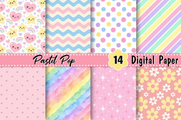 Pastel Pop Digital Paper