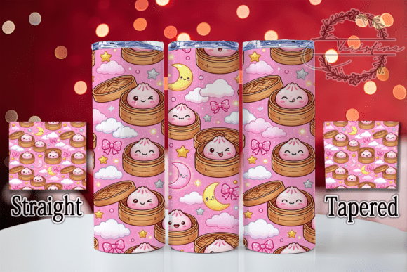 Pink Kawaii Dumplings 20oz Tumbler