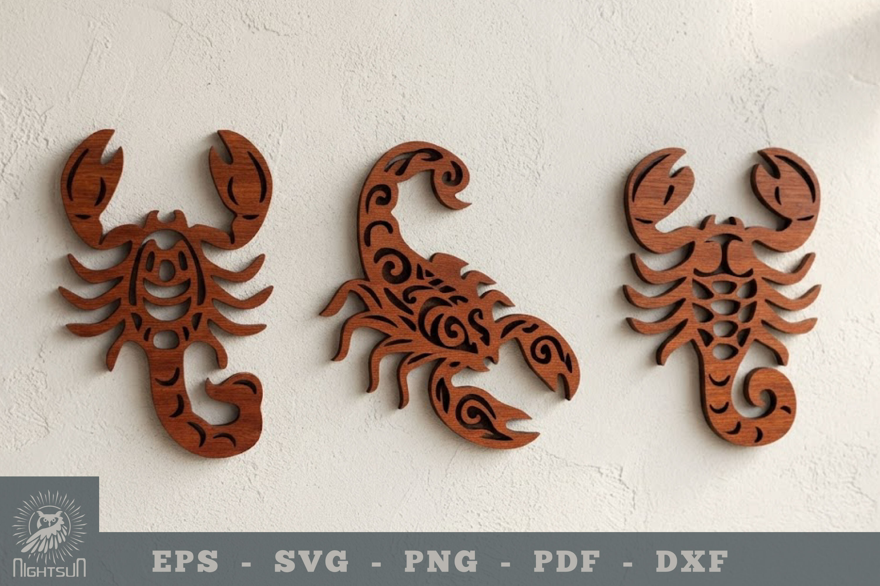 Scorpion Lasercut Wall Decoration · Creative Fabrica