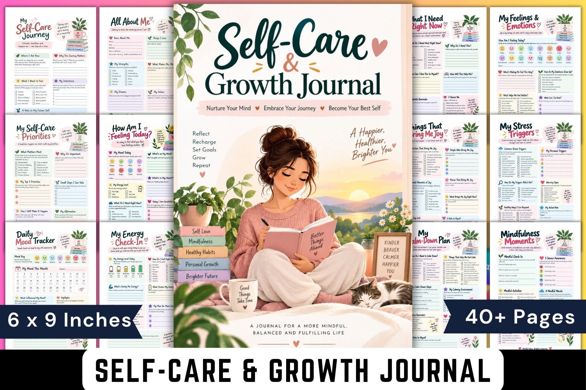 Self-Care & Growth Journal