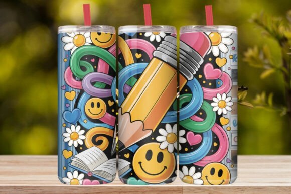 Teacher Back to School Tumbler Wrap