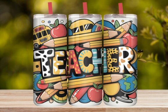Teacher Back to School Tumbler Wrap