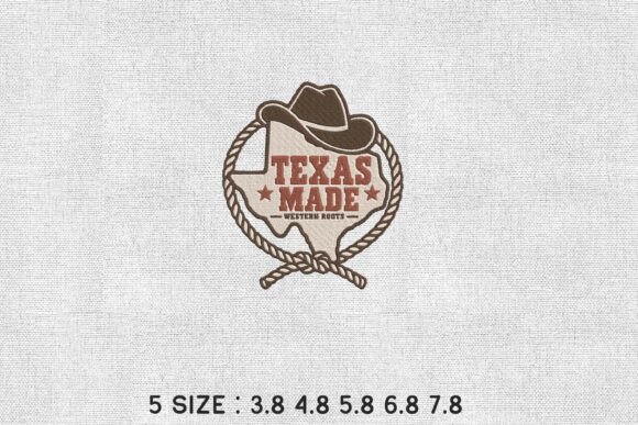 Texas Made Western Roots Embroidery Art