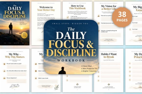 The Daily Focus & Discipline Workbook