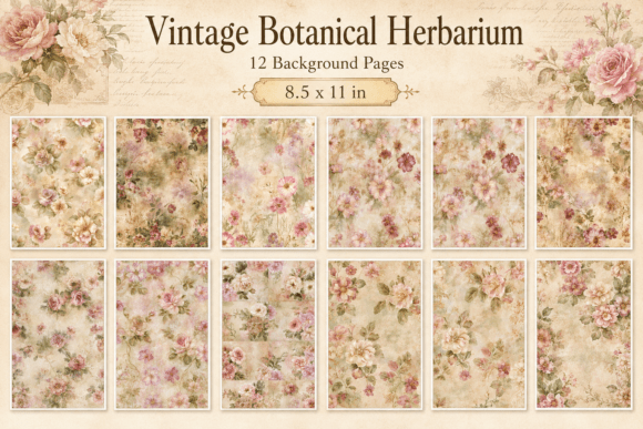 Vintage Botanical Herbarium