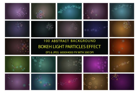 100 Abstract Bokeh Light Backgrounds