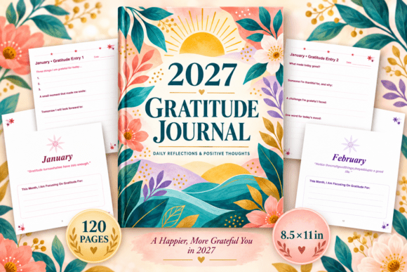 2027 Gratitude Journal