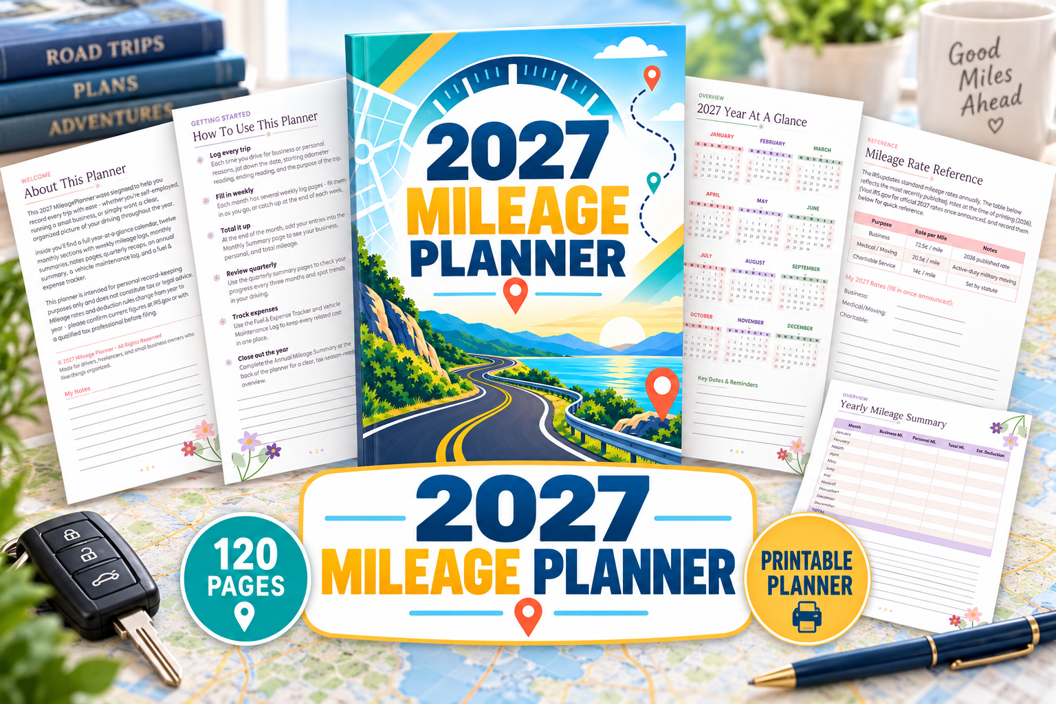 2027 Mileage Planner
