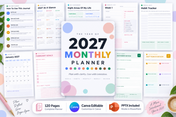 2027 Monthly Planner