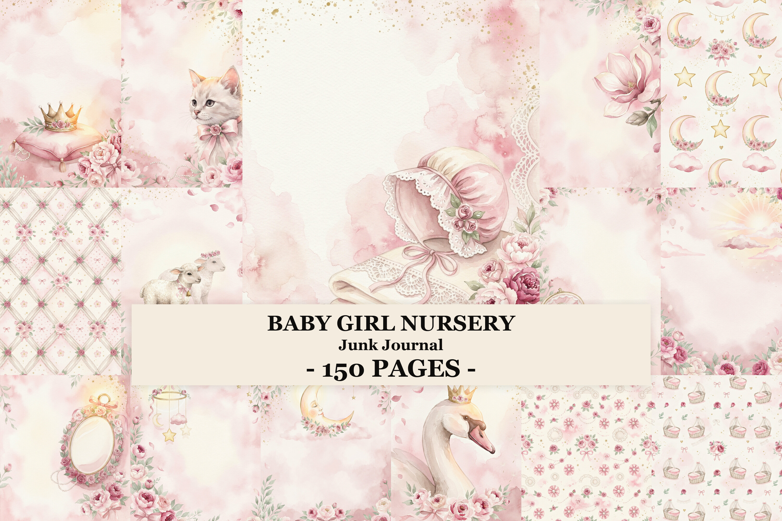 Baby Girl Nursery Graphic by Rusho Designs · Creative Fabrica