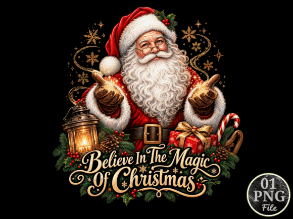 Believe in the Magic of Christmas Santa