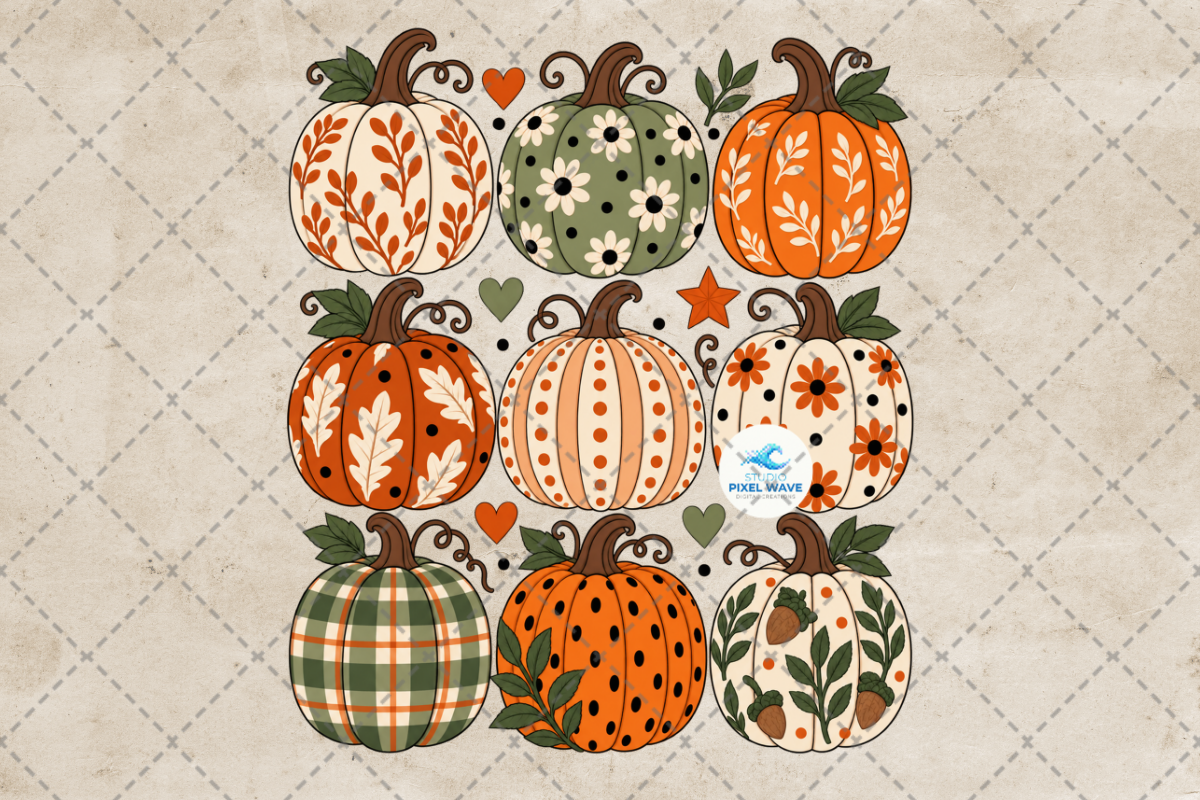 Boho Fall Pumpkins Thanksgiving Png
