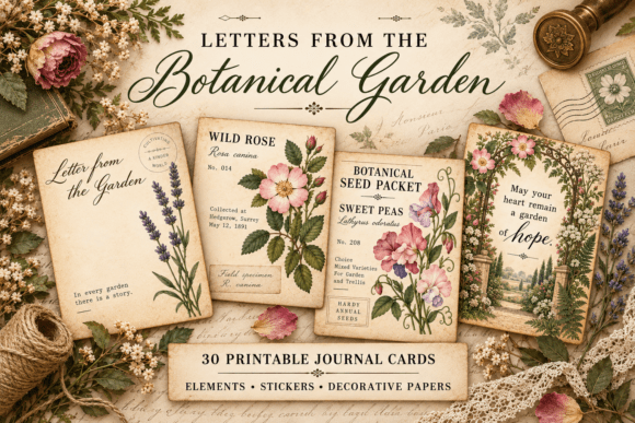 Botanical Garden Journal Cards