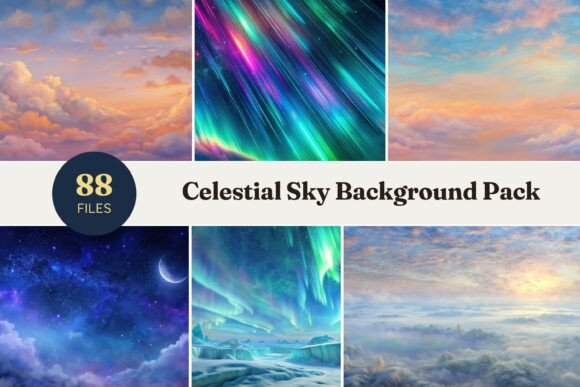 Celestial Sky Background Pack