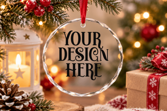 Christmas Ornament Mockup