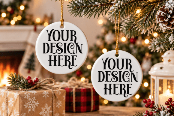 Christmas Ornament Mockup