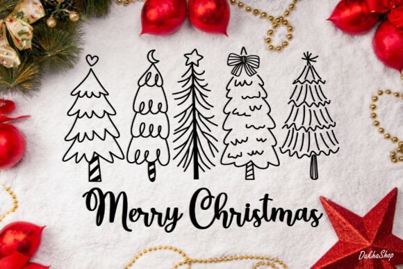 Christmas Tree Svg, Merry Christmas Svg