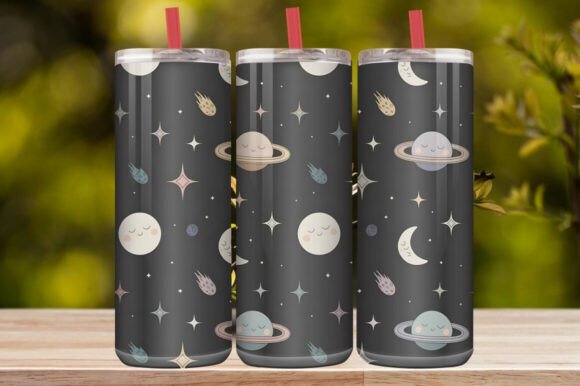 Colorful Celestial Space Tumbler Wrap