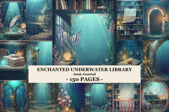 Enchanted Underwater Library