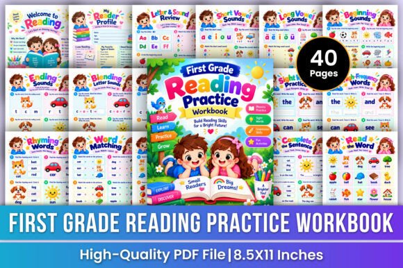 First Grade Reading Practice Workbook