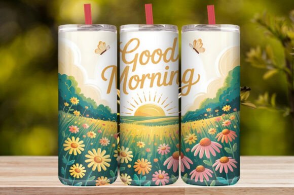Good Morning Sunflower Sunrise Tumbler