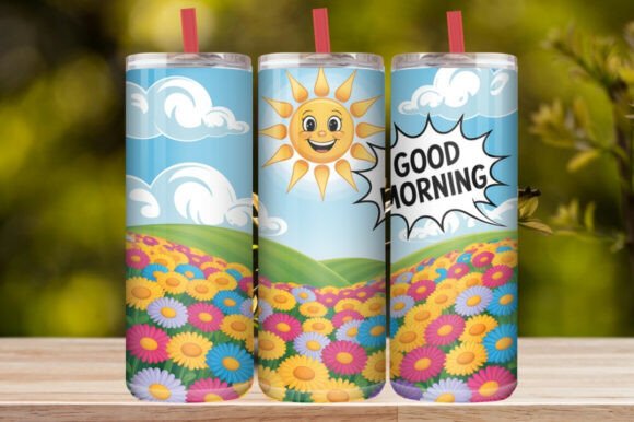 Good Morning Sunflower Sunrise Tumbler