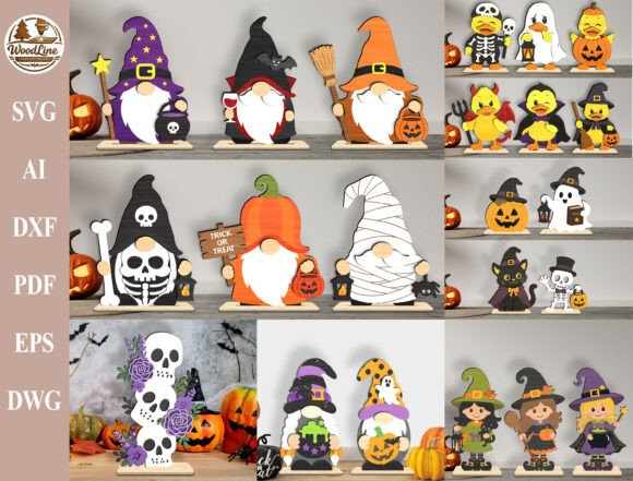 Halloween Shelf Sitter SVG Bundle