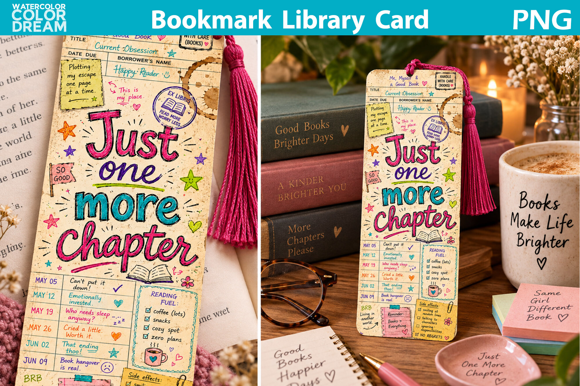 Just One More Chapter Bookmark