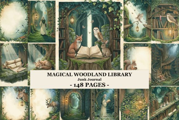 Magical Woodland Library