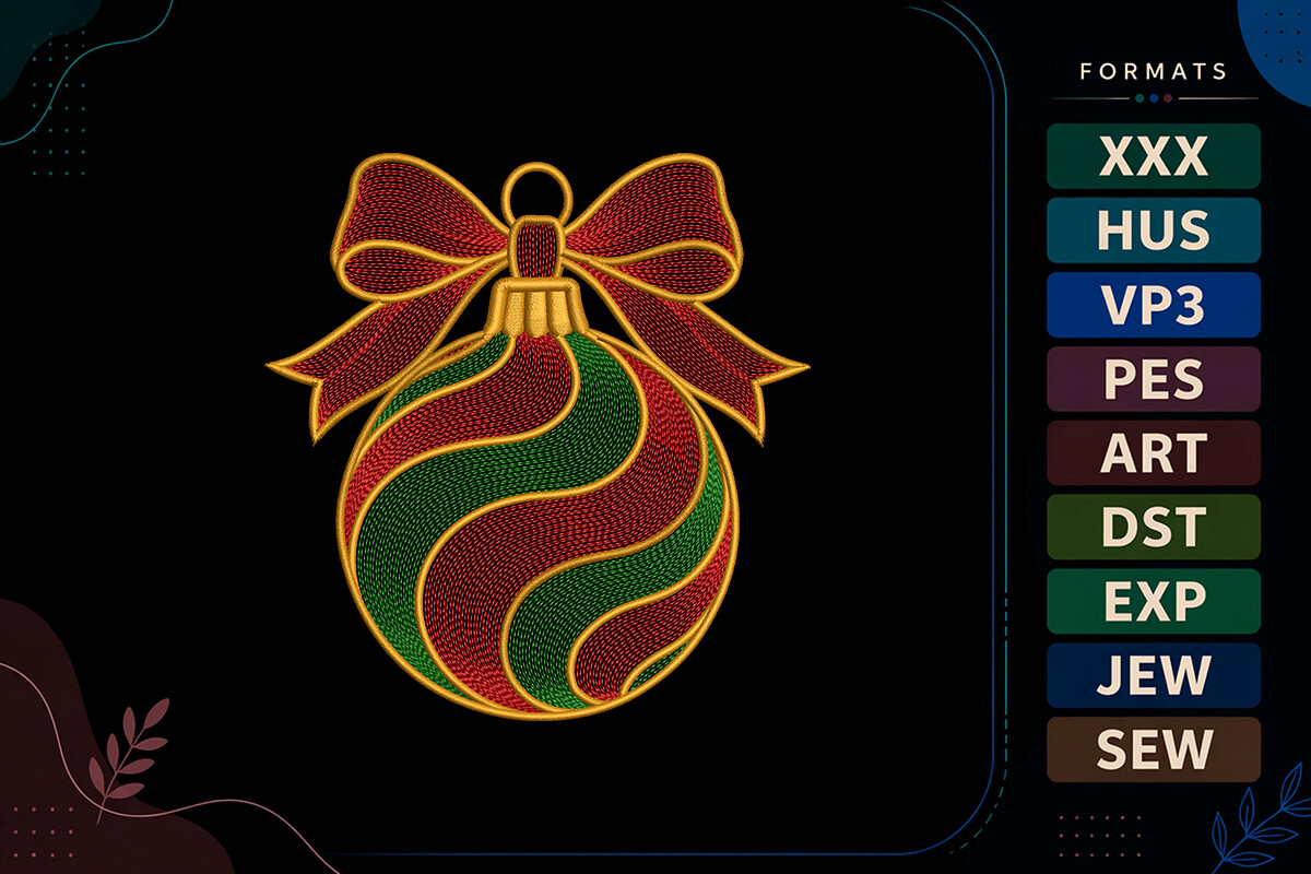 Ripple Christmas Ornament