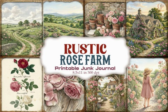 Rustic Rose Farm Junk Journal Pages