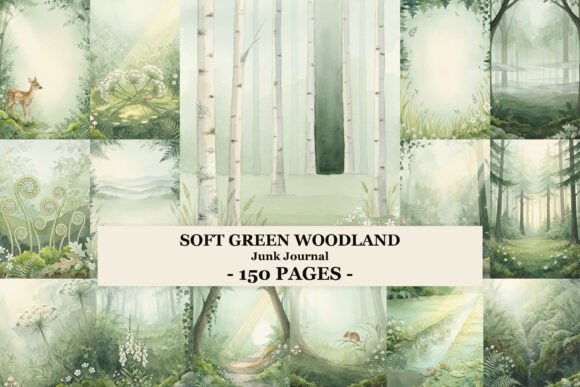 Soft Green Woodland