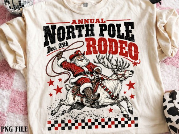 Western Christmas Cowboy Santa Claus PNG