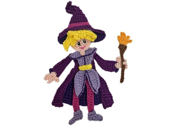 Wizard Crochet Applique Pattern