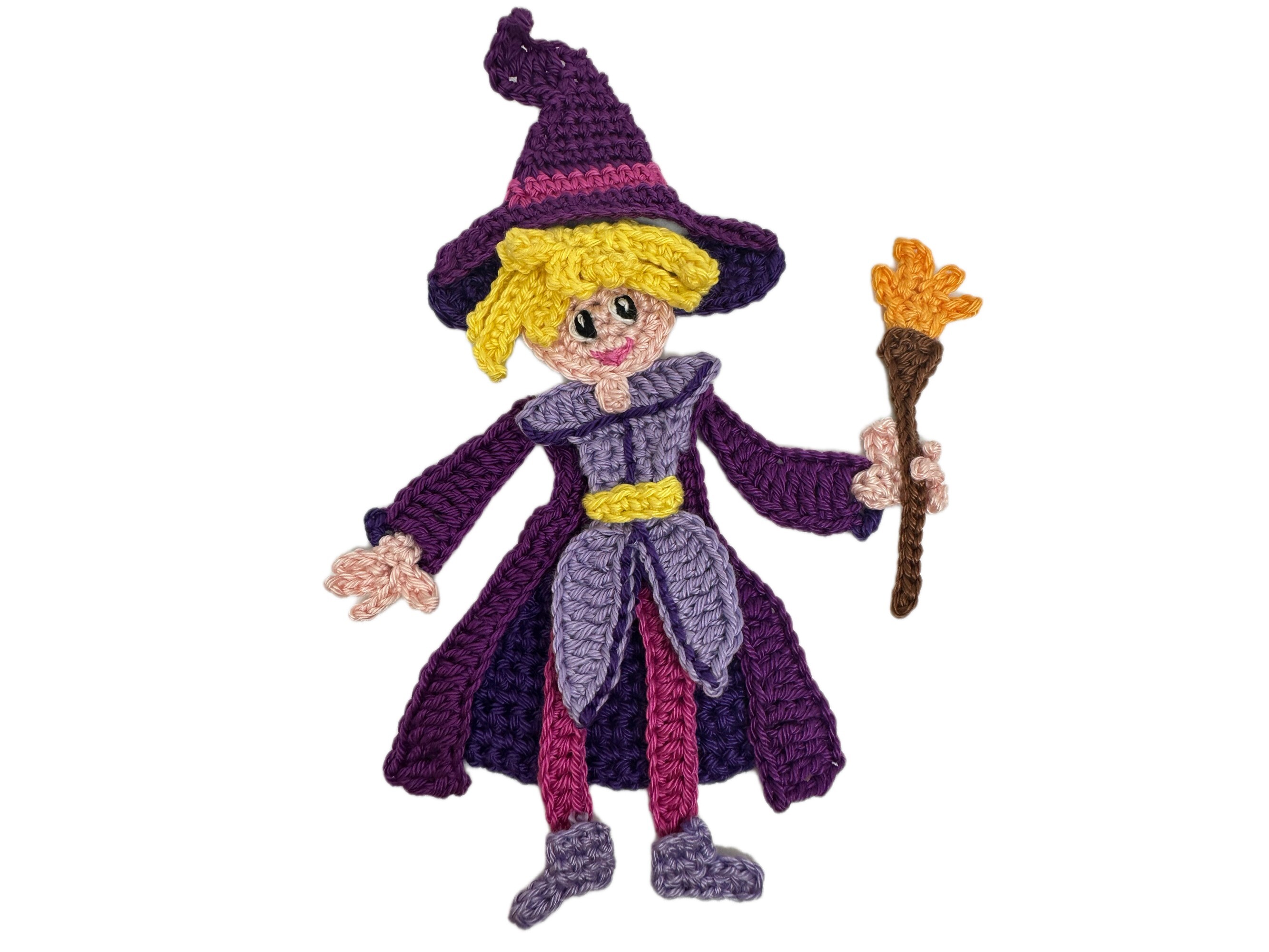 Wizard Crochet Applique Pattern