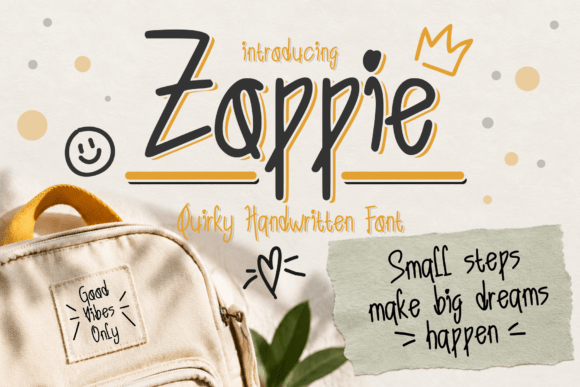 Zoppie Font - Lettering Fonts Design