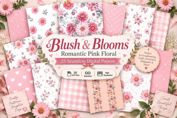 Blush & Blooms Romantic Pink Floral