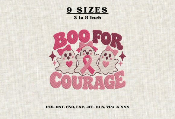 Boo for Courage Breast Cancer Ghost DST
