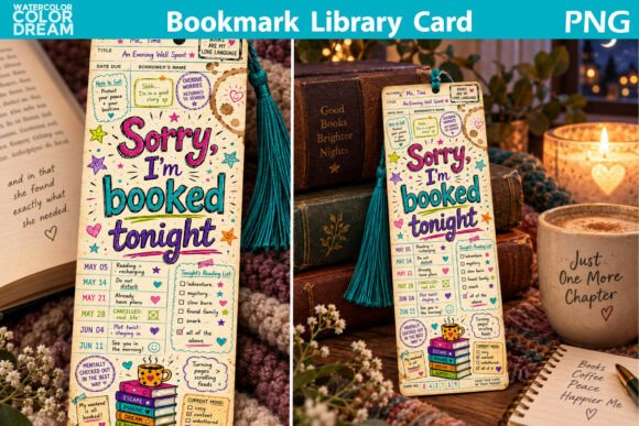 Bookish Bookmark Sublimation