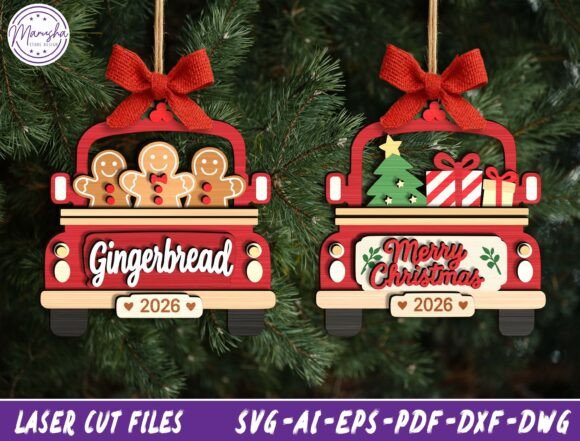Christmas Truck Ornament File
