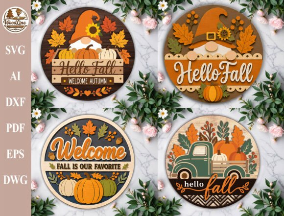 Fall Door Hanger Bundle