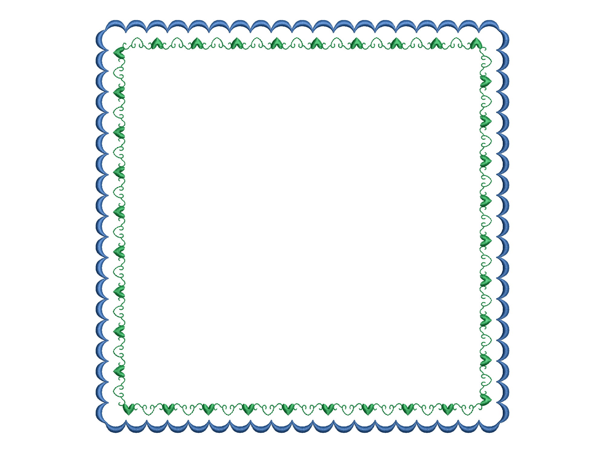 Heart Edge Decorative Table Placemat