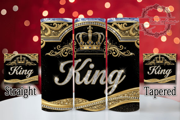 King Gold Glam 20oz Tumbler