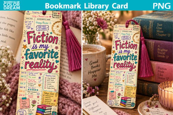 Vintage Library Card Bookmark